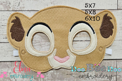 🦁 The Lion King Masks Set - 9 Characters - ITH Project - Machine Embroidery Design