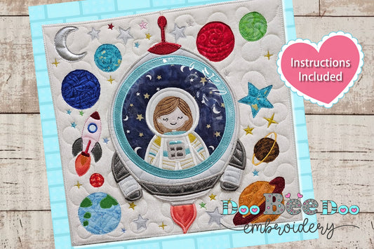 Outer space board - ITH Project - Machine Embroidery Design
