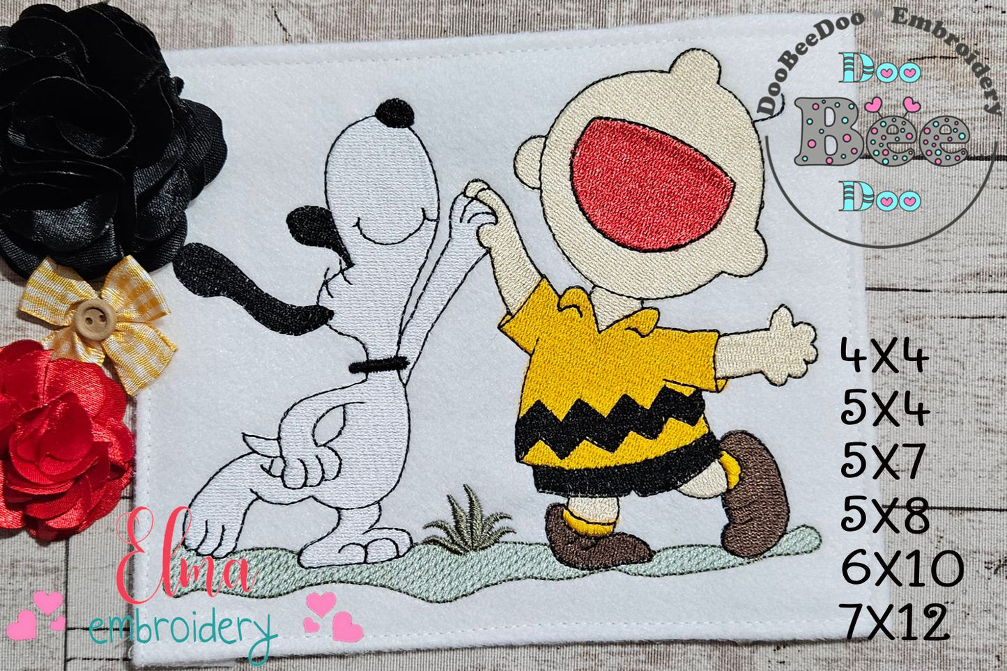 Best Friends Forever 🧡 – Satin Stitch – Machine Embroidery Design