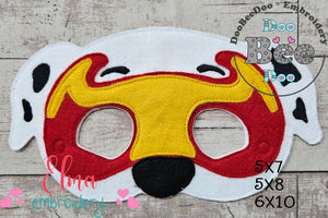 The Mighty Pups Marshall Mask ITH Project - Applique - Machine Embroidery Design