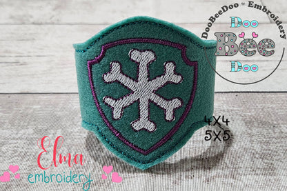 The Mighty Pups Everest Mask and Bracelet ITH Project - Applique - Machine Embroidery Design