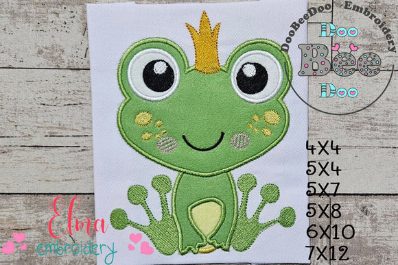 Prince Frog - Applique Embroidery