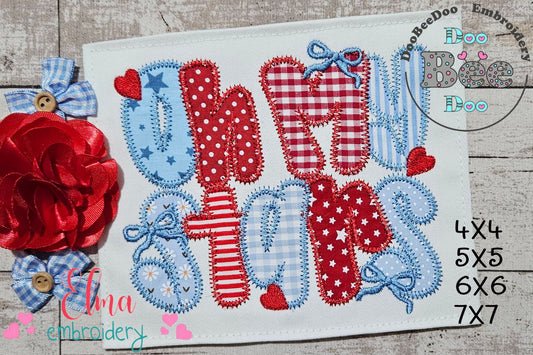 ⭐ Oh My Stars ✨ – Applique – Machine Embroidery Design