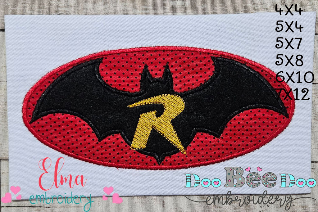 Batman & Robin - Applique Embroidery