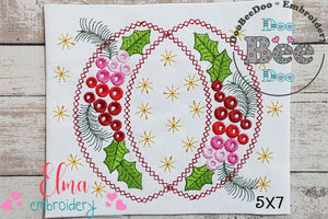 Christmas Ornaments - Fill Stitch Embroidery