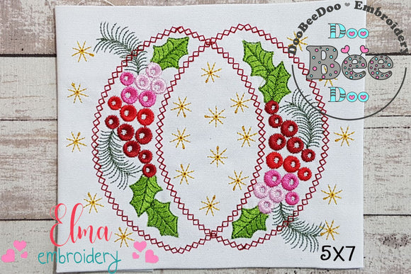 Christmas Ornaments - Fill Stitch Embroidery