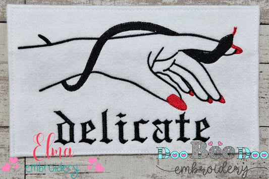 Taylor Swift Delicate - Fill Stitch - Machine Embroidery Design