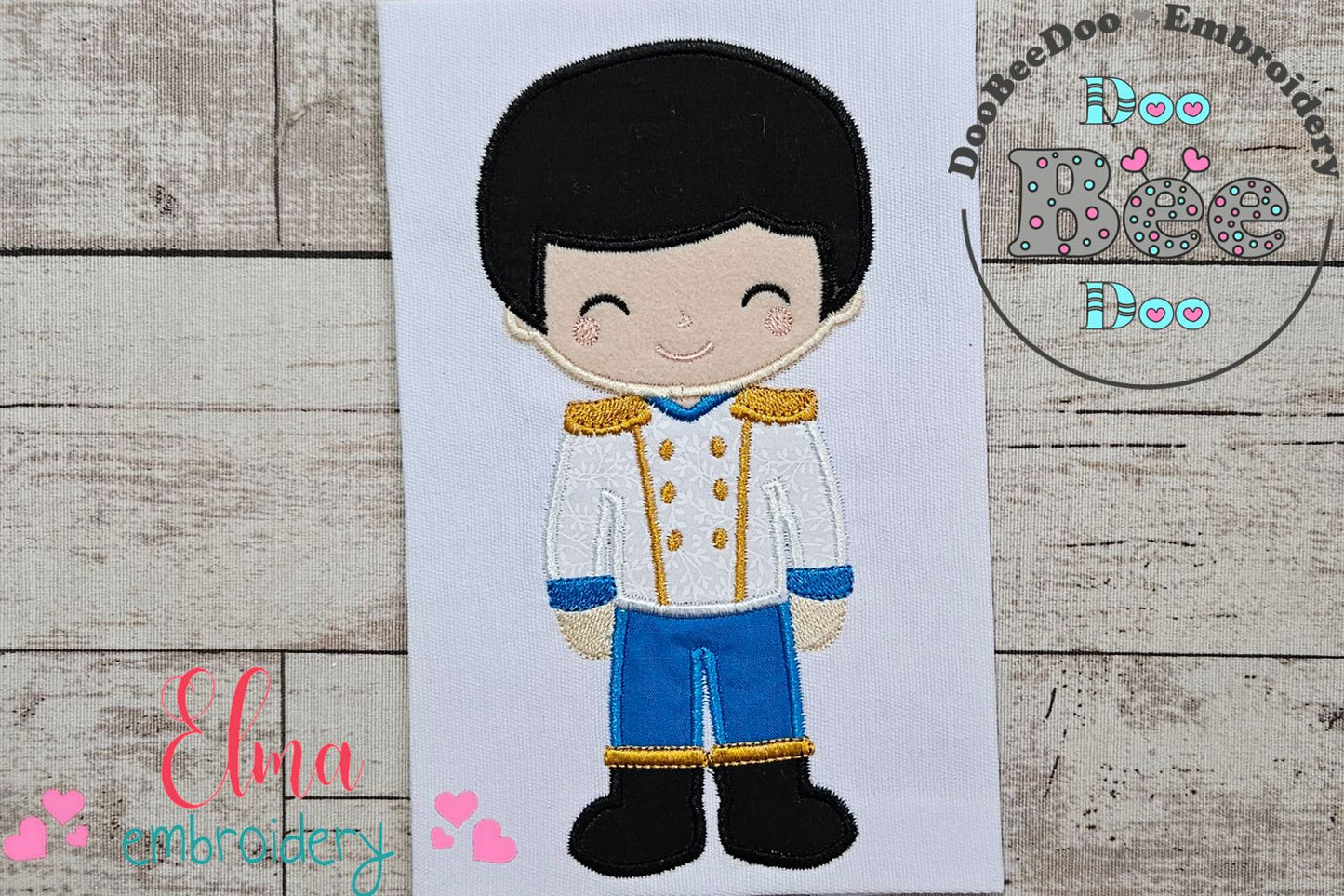 Cinderella Prince Cute - Applique