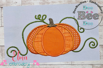 Princess Cinderella Pumpkin - Applique - Machine Embroidery Design