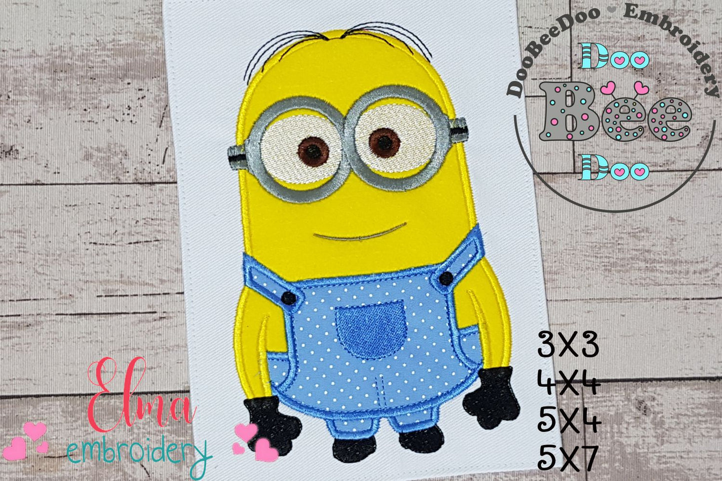 Minions Boy - Applique Embroidery - Machine Embroidery Design