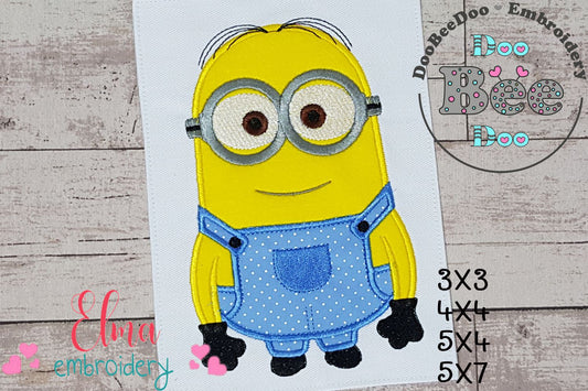 Minions Boy - Applique Embroidery - Machine Embroidery Design