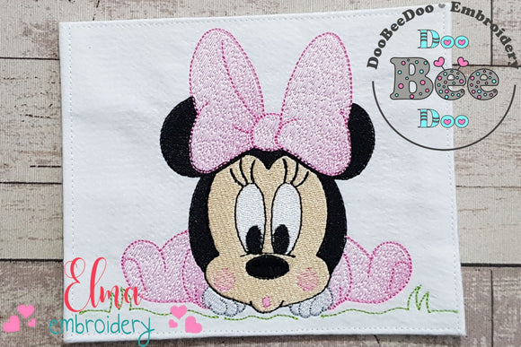 Baby Mouse Blowing - Fill Stitch