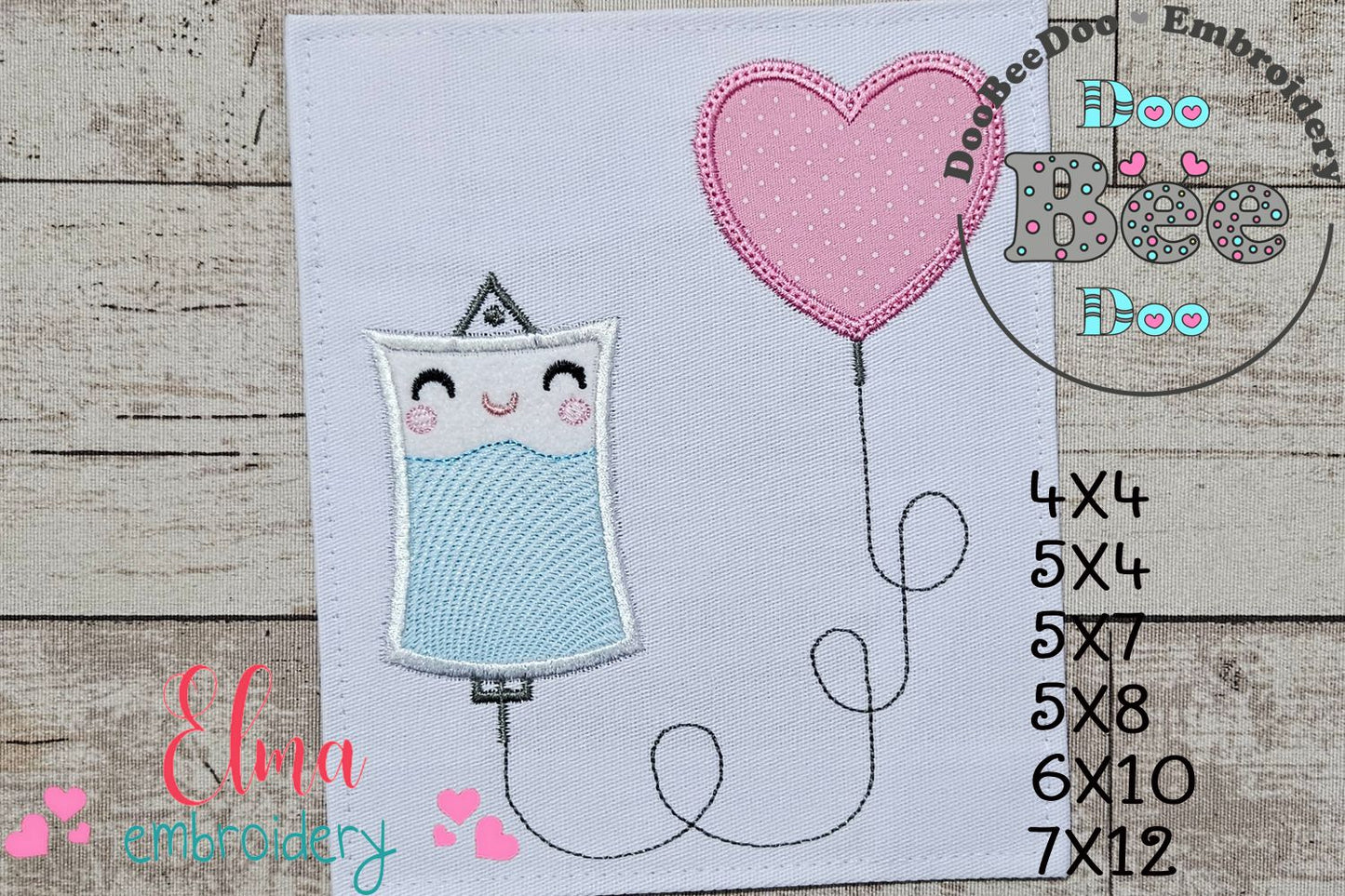 Happy Serum Equipment - Applique Embroidery