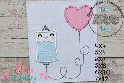 Happy Serum Equipment - Applique Embroidery