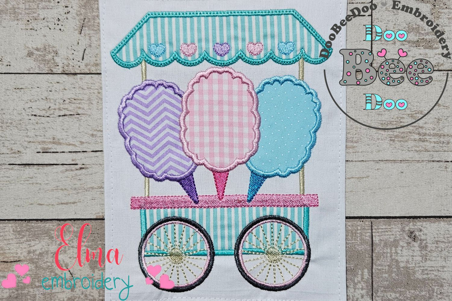 Cotton Candies Car - Applique