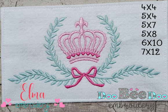 Princess crowns embroidery Designs, Crowns 10 designs, tiara N703
