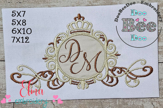 Wedding Frame - Applique - Machine Embroidery Design