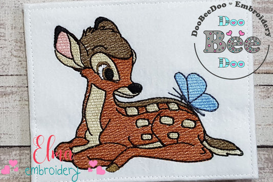 Little Deer - Fill Stitch - Machine Embroidery Design