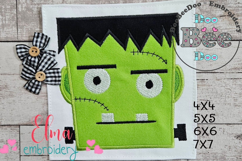 Frankenstein - Applique - Machine Embroidery Design