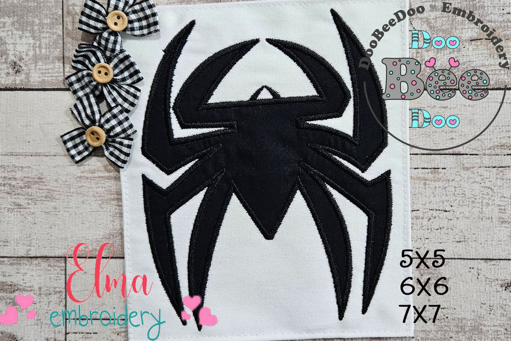 Halloween Spider - Applique - Machine Embroidery Design