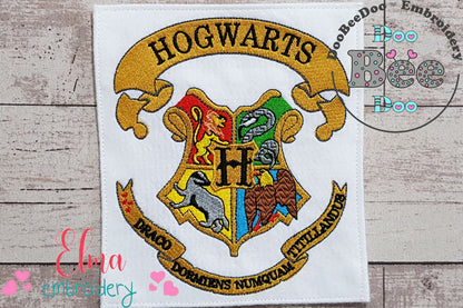 School of Magic - Fill Stitch Embroidery