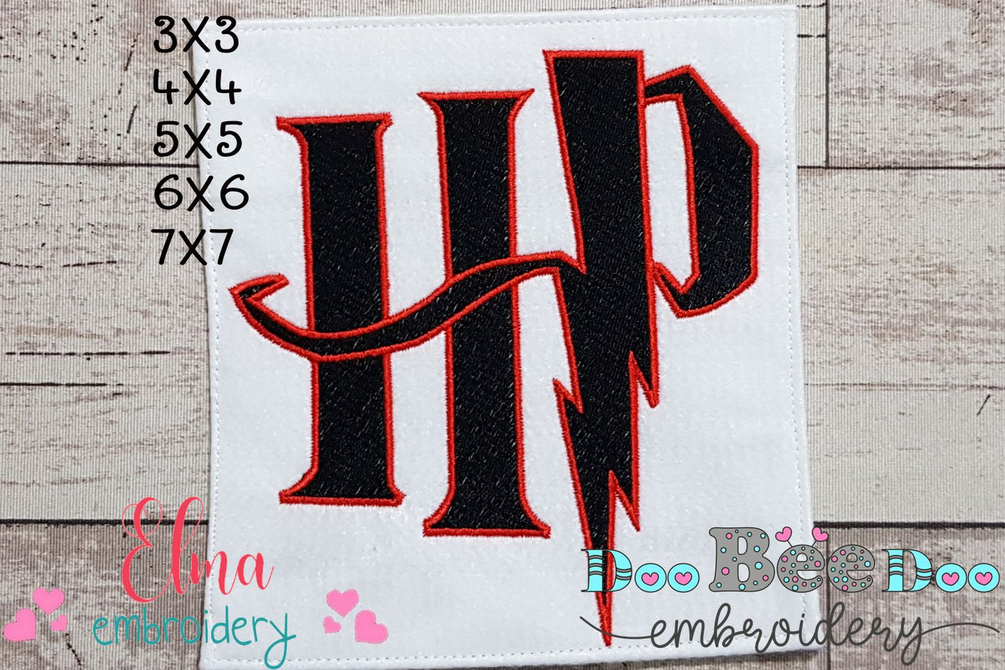 Wizard Boy HP - Fill Stitch Machine Embroidery Design