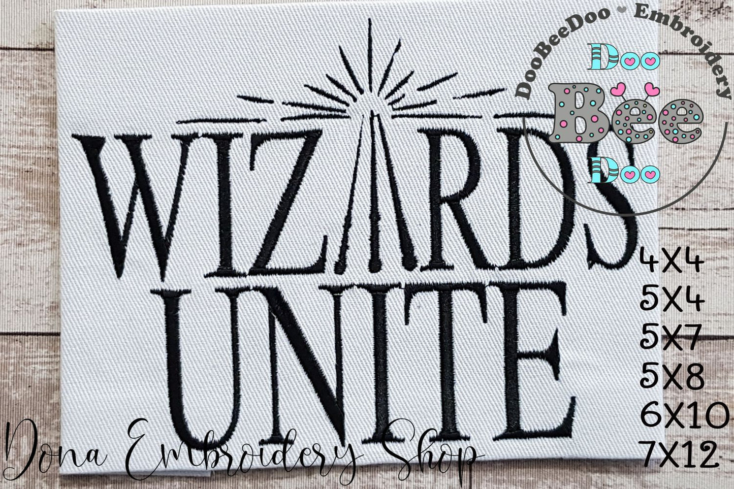 Wizards Unite - Fill Stitch - Machine Embroidery Design