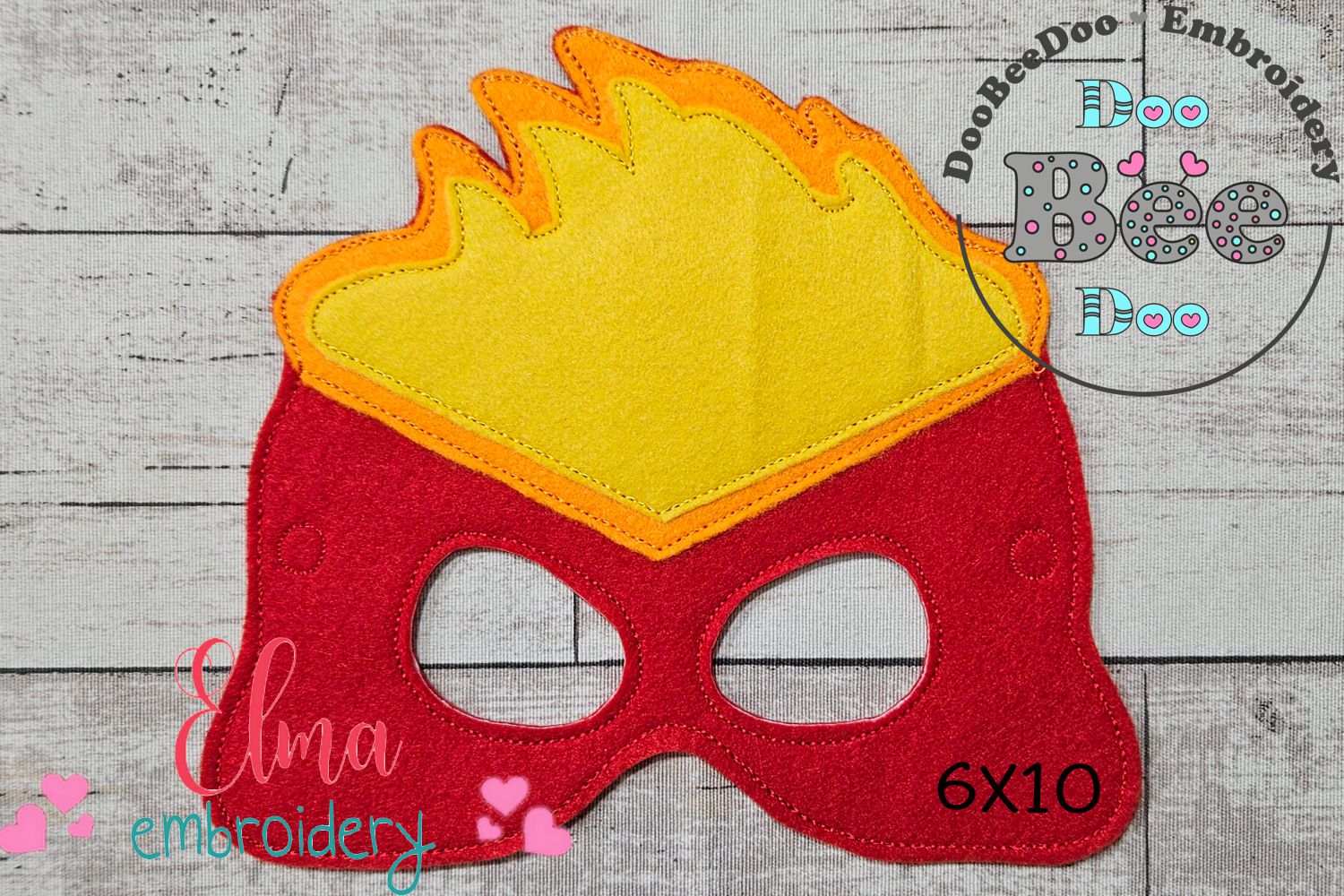 Inside Out Anger Mask ITH Project - Applique - Machine Embroidery Desi ...