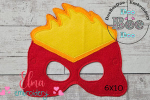 Inside Out Anger Mask ITH Project - Applique - Machine Embroidery Design