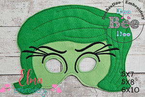 Inside Out Disgust Mask ITH Project - Applique - Machine Embroidery Design