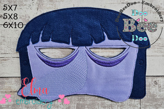 Inside Out Ennui Mask ITH Project - Applique - Machine Embroidery Design
