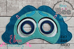 Inside Out Envy Mask ITH Project - Applique - Machine Embroidery Design