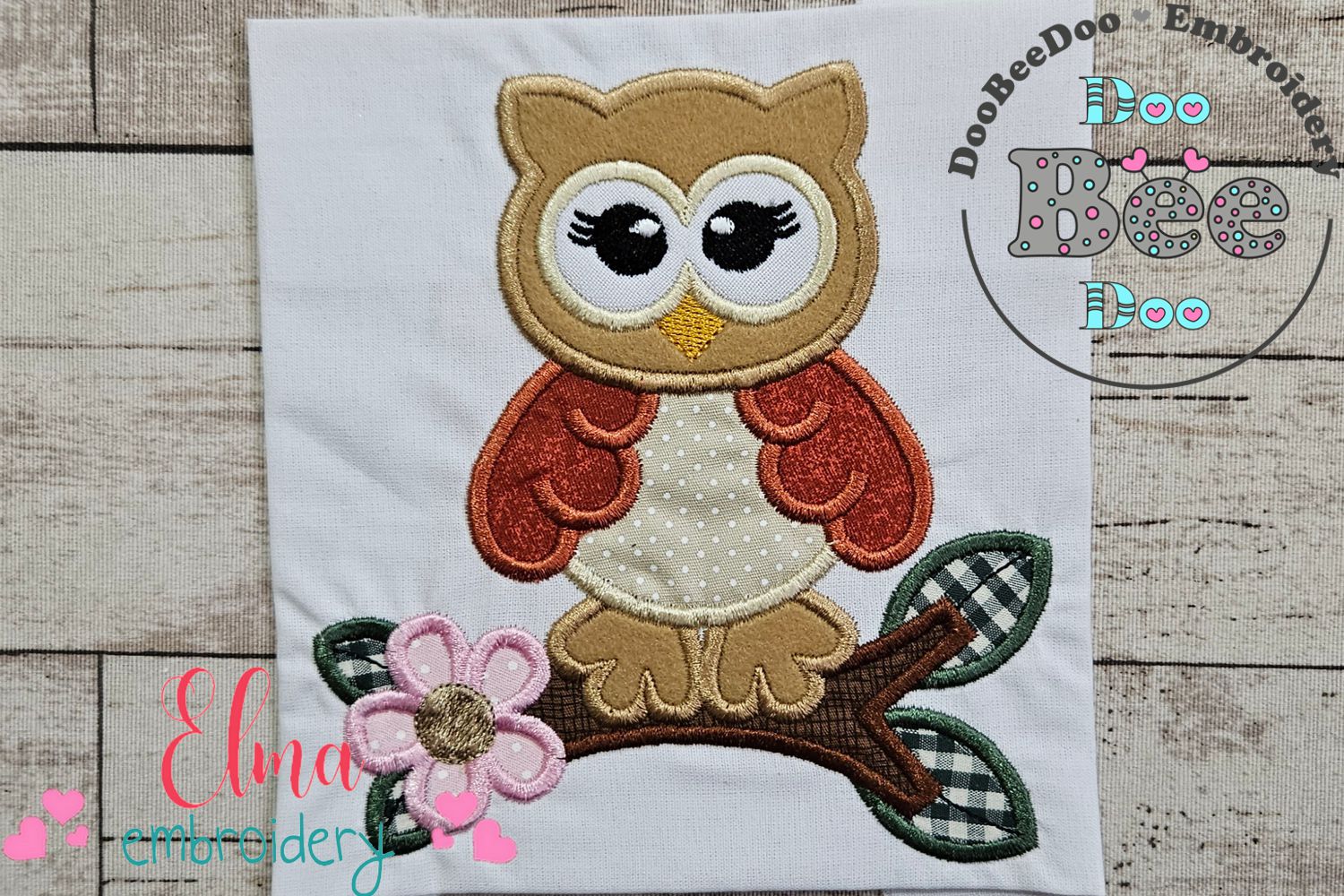 Cute Owl Embroidery Design
