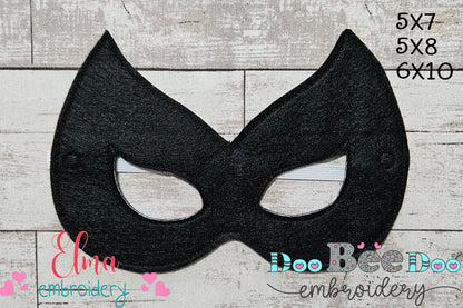 🐾 Purr-fect Catwoman Mask & Bracelet – ITH Project – Machine Embroidery Design 🐱