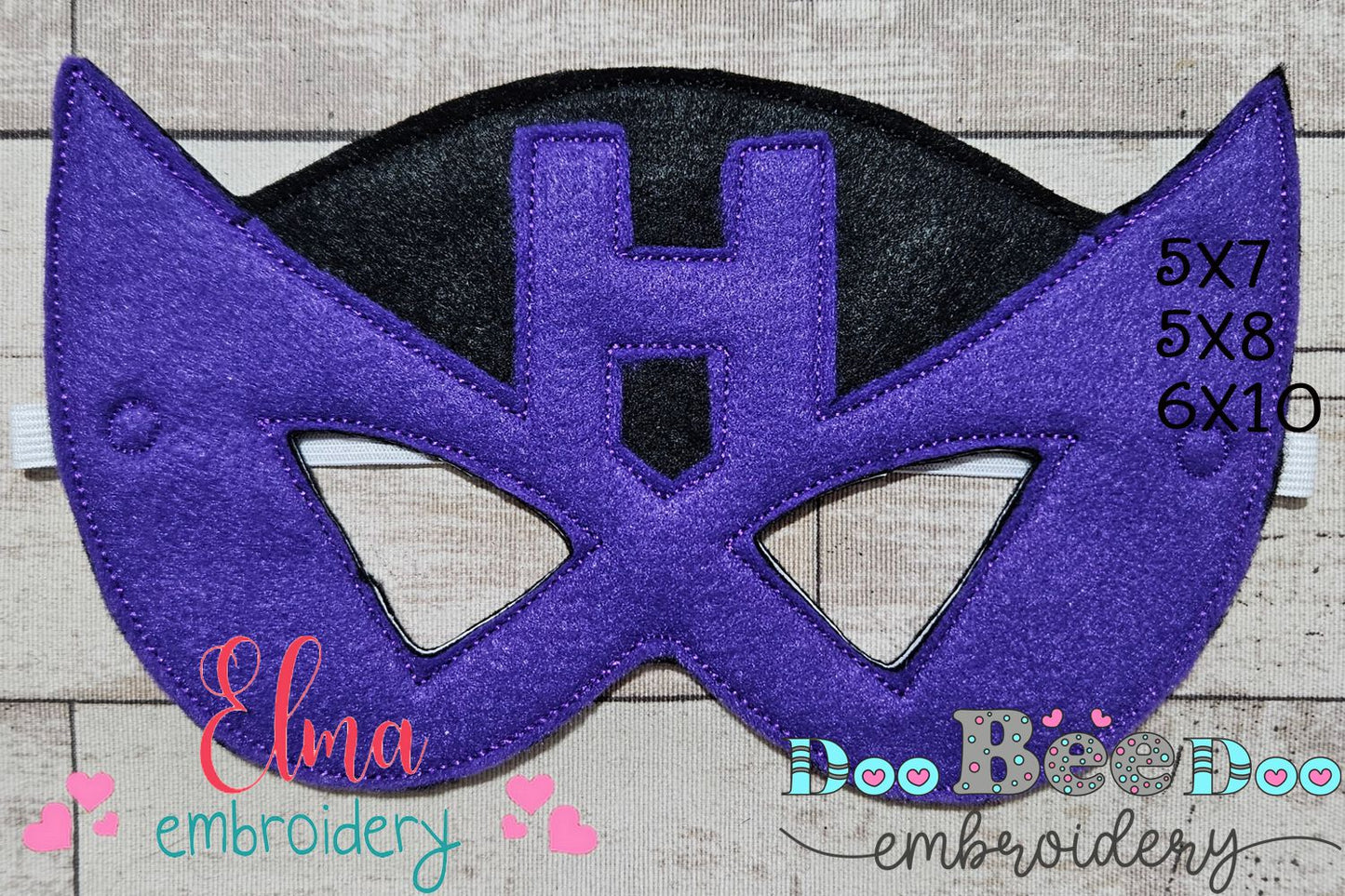 Villain Hawkeye 🏹 Mask Fun – ITH Project – Machine Embroidery Design