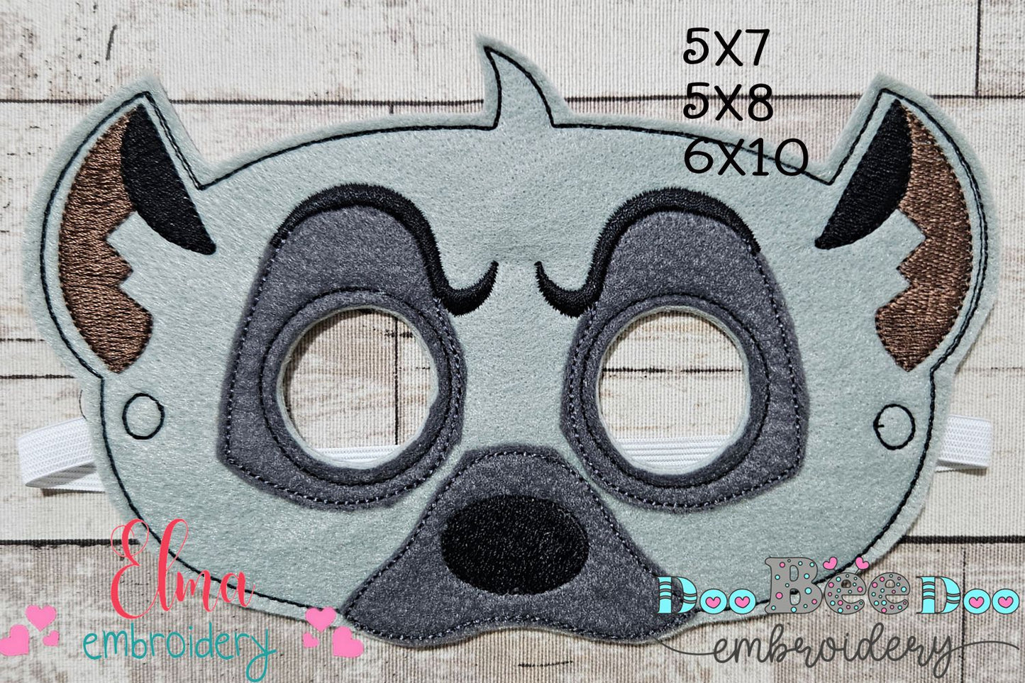 🦴 The Lion King Hyena Mask - ITH Project - Machine Embroidery Design