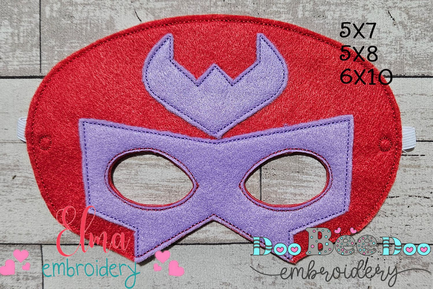 X-Villain Magneto Mask 🦹 – ITH Felt Mask – Machine Embroidery Design