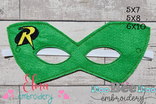 🛡️ Robin Hero Mask - ITH Mask - Machine Embroidery Design
