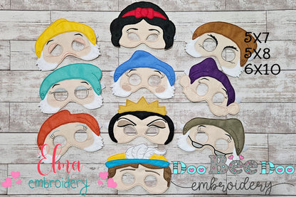 Snow White Collection Mask – Appliqué – ITH Project