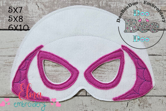 🎀 Gwen's Hero Mask – ITH Mask – Machine Embroidery Design