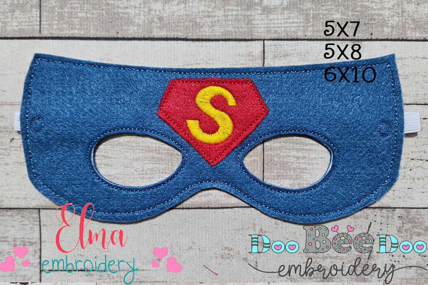💥 Man of Steel Mask – ITH Project – Machine Embroidery Design