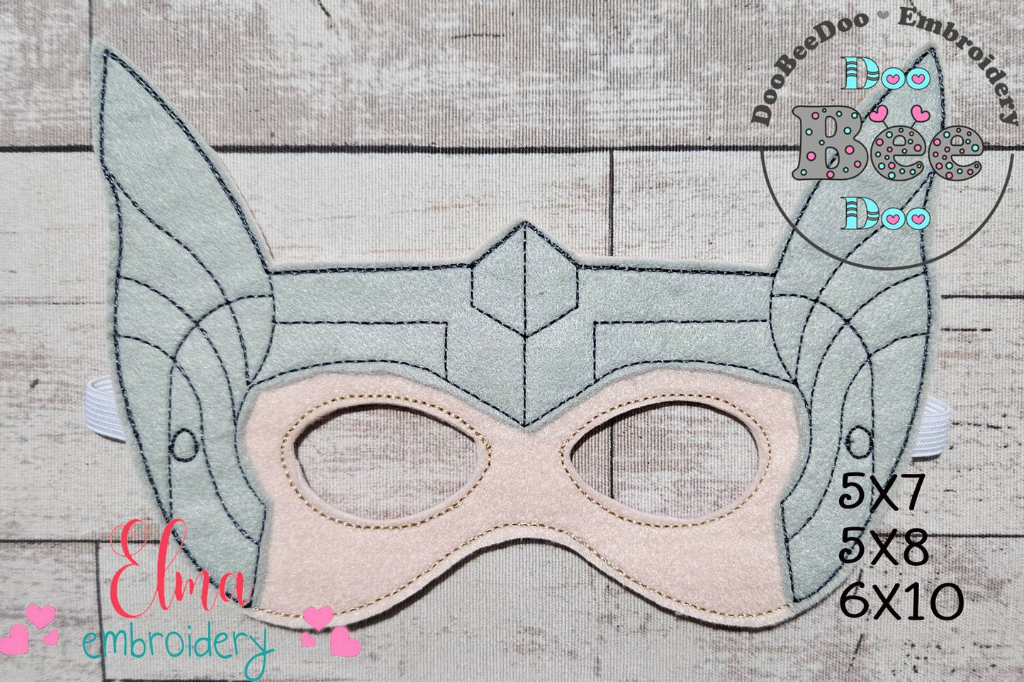 🔨 Thor Mask – ITH Project – Machine Embroidery Design