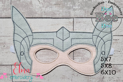 🔨 Thor Mask and Bracelet – ITH Project – Machine Embroidery Design