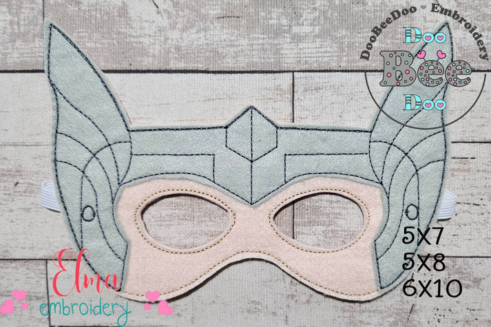 🔨 Thor Mask – ITH Project – Machine Embroidery Design – DooBeeDoo ...