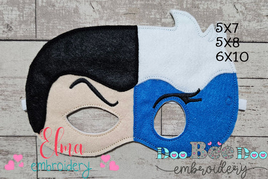 Two-Faced Trouble Mask 😈😇 – ITH Project – Machine Embroidery Design