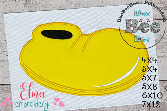 Mouse Boy Shoe - Applique Embroidery