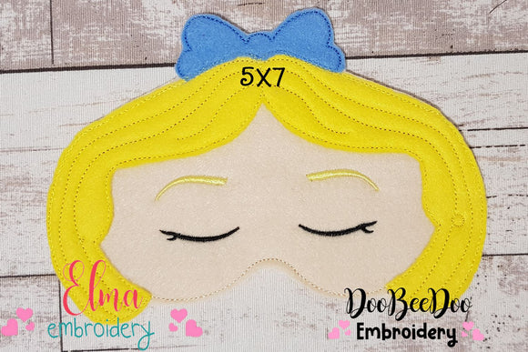 Princess Alice Mask - ITH Project - Machine Embroidery Design