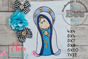 Our Lady of Guadalupe - Fill Stitch - Machine Embroidery Design