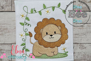 Safari Lion Boy - Fill Stitch