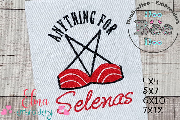 Anything for Selena's - Fill Stitch Embroidery